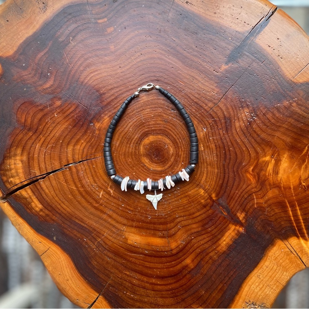 Shark Tooth & Shell Bracelet! 🦈